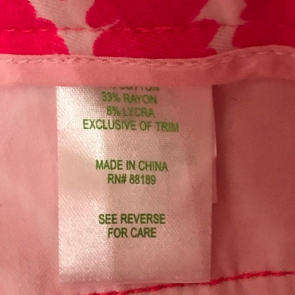 Lilly Pulitzer Luxury Printed Capri Pant - Picture 6 of 6